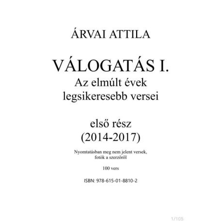 Árvai Attila- Válogatás  I. PDF.